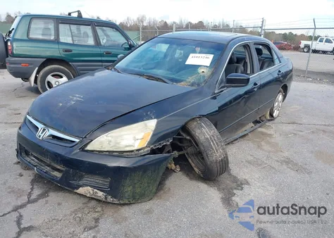 2007 Honda Accord 2.4 Ex из США, поврежденный, VIN 1HGCM56887A133171